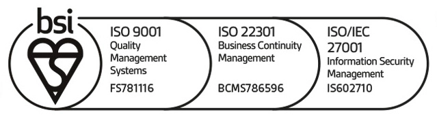 Logo - ISO 9001, 22301, 27001